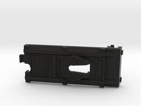 Conventional Battery Cover in Black Natural Versatile Plastic