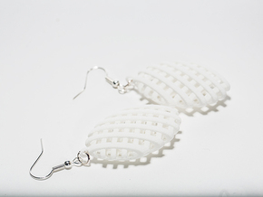 ELLI - earrings in White Natural Versatile Plastic