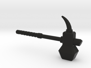 Iron Warhammer (3mm, 4mm & 5mm grips) in Black Natural Versatile Plastic: Large