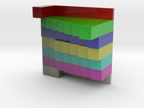 Electronegativity I in Glossy Full Color Sandstone