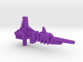 Gyro-Blaster Rifle for Titans Return Blitzwing in Purple Processed Versatile Plastic