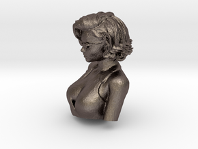 Sexy girl  in Polished Bronzed Silver Steel: Medium