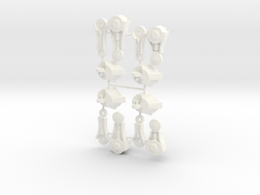 MOTU Stridor/Night Stalker legs, complete set. in White Processed Versatile Plastic