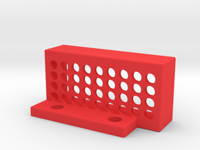 TouchPlateHolder in Red Processed Versatile Plastic