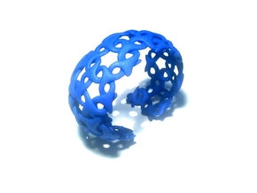 Conectate Bracelet in Blue Processed Versatile Plastic
