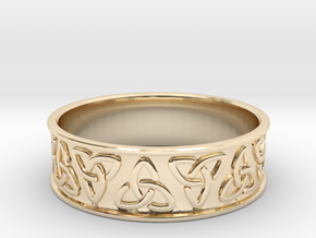 Celtic Ring in 14K Yellow Gold