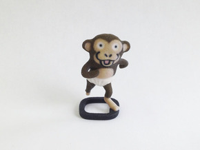 Diaper Monkey in Full Color Sandstone