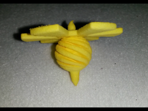 Loxodrone in Yellow Processed Versatile Plastic