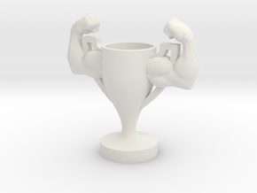Trophy Armstrong Small Scale in White Natural Versatile Plastic