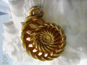 Twistlink from the Ammonite Range by unellenu in Polished Gold Steel