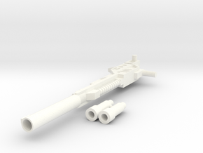 Combiner Wars - Onslaught/Bruticus' Weapon in White Processed Versatile Plastic