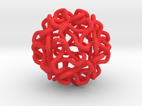 Infinity Orb in Red Processed Versatile Plastic