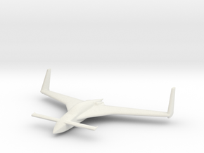 Long-EZ  wing span 5cm/2in in White Natural Versatile Plastic