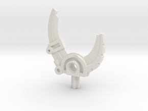 Bionicle weapon (Hewkii, set form) in White Natural Versatile Plastic