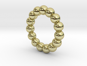 Infinite Spheres Ring in 18k Gold Plated Brass