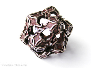 Amonkhet Spindown D20 Life Counter Die in Polished Bronzed Silver Steel