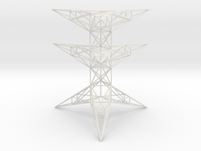 Pylon Accessories Stand Tower 2 in White Natural Versatile Plastic