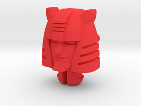 Cliffjumper Head for Titans Return Roadburn in Red Processed Versatile Plastic