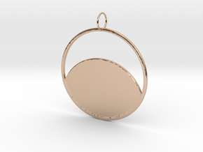 Moon's Reflection in 14k Rose Gold