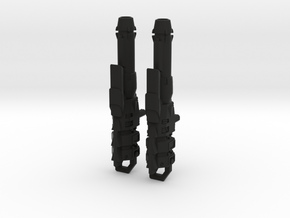 TR PMOP Rifle Set A in Black Premium Versatile Plastic