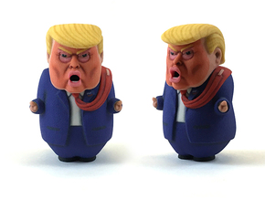 Trump Caricature in Full Color Sandstone