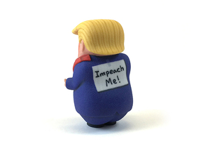 Trump "Impeach Me!" Caricature in Full Color Sandstone