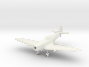 Spitfire F Mk XIVE low back 1/144 or HO scale in White Natural Versatile Plastic: 1:87 - HO