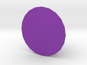 Cone in Purple Processed Versatile Plastic