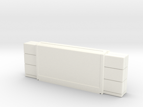 Solid SNES classi mini cartridge in White Processed Versatile Plastic