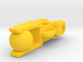 Mata Leg Upper in Yellow Processed Versatile Plastic
