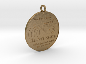 Elliott Smith - True love is a rose in Polished Gold Steel