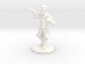 D&D Mini - Zendrin The Sorcerer/Wizard in White Processed Versatile Plastic