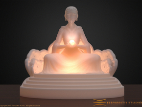 The Childlike Empress Lamp Statuette 10cm in White Natural Versatile Plastic