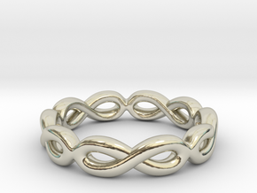 Infinity Ring: Eternal in 14k White Gold: 7 / 54