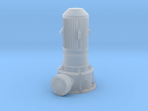 HO Vertical Pump in Tan Fine Detail Plastic
