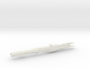 1/8000 Spaceship for Macross Diorama in White Natural Versatile Plastic