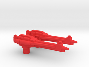 Gravity-Rod Rifles for TR Cloudraker in Red Processed Versatile Plastic