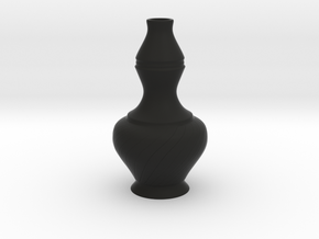 Labu Sayong Vase in Black Natural Versatile Plastic