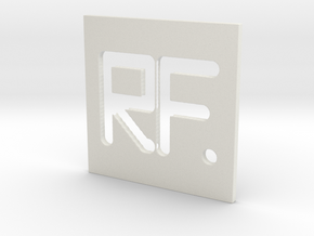 RF. in White Natural Versatile Plastic