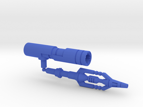 Soundwave Cannon and Missile-Sword, 5mm in Blue Processed Versatile Plastic: Large