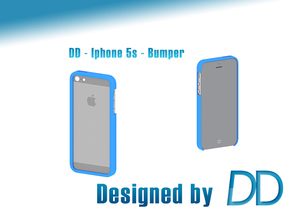 DD - Iphone 5/5S - Bumper in Blue Processed Versatile Plastic