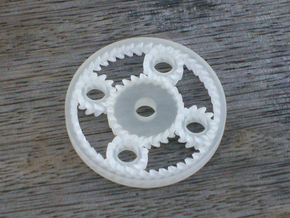 Planetary Gears desk toy in Tan Fine Detail Plastic