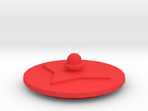 104105231 cup lid in Red Processed Versatile Plastic