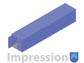 40ft shippingcontainer type B in Smooth Fine Detail Plastic