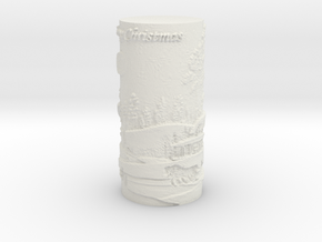 MERRY_CHRISTMAS_LAMP_SHADE in White Natural Versatile Plastic