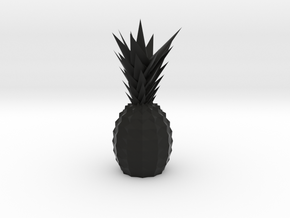 Mini Pineapple in Black Natural Versatile Plastic
