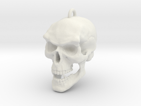 skull necklace in White Natural Versatile Plastic