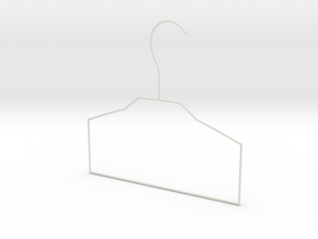  fold hanger in White Natural Versatile Plastic