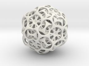 Dual-Ball in White Natural Versatile Plastic