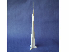 Burj Khalifa in White Natural Versatile Plastic